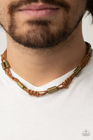 Offshore Drifter - Brown Necklace Paparazzi