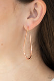 City Curves - Copper Earrings Paparazzi