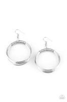 Urban-Spun - Silver Earrings Paparazzi