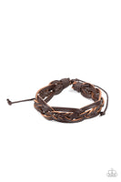 Too Close To HOMESPUN - Brown Urban Bracelet