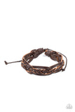 Too Close To HOMESPUN - Brown Urban Bracelet