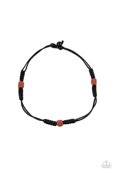 Volcanic Vagabond - Red Urban Necklace Paparazzi