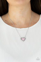 Game, Set, MATCHMAKER - Pink Heart Necklace Paparazzi