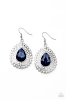 Exquisitely Explosive - Blue Earrings Paparazzi