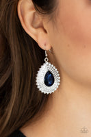 Exquisitely Explosive - Blue Earrings Paparazzi