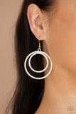 Radiating Refinement - Gold Earrings Paparazzi