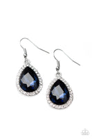 Dripping With Drama - Blue Earrings Paparazzi