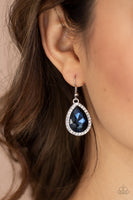 Dripping With Drama - Blue Earrings Paparazzi