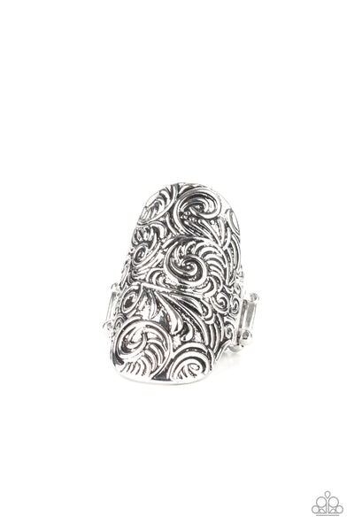 Paisley Paradise - Silver Ring Paparazzi