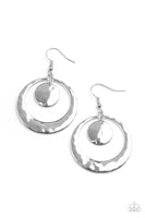 Rounded Radiance - Silver Earrings Paparazzi