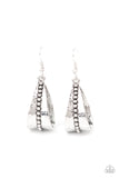 STIRRUP Some Trouble - Silver Earrings Paparazzi