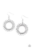 Radiating Radiance - Silver Earrings Paparazzi