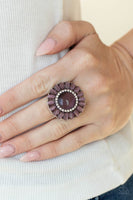 Elegantly Eden - Purple Ring Paparazzi