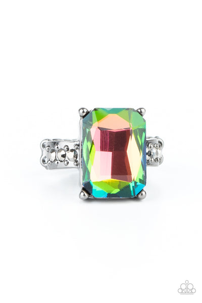 Bring Down the POWERHOUSE - Multi-Colored Ring Paparazzi