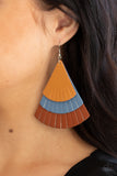 Huge Fanatic - Multi-Colored Earrings Paparazzi