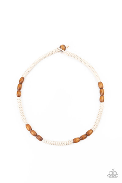 Tahiti Tide - Brown Necklace Paparazzi