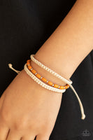 Refreshingly Rural - Orange Bracelet Paparazzi