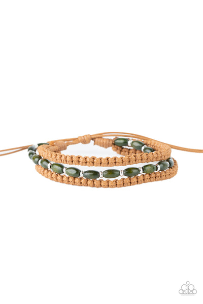 Refreshingly Rural - Green Bracelet Paparazzi