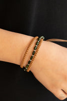 Refreshingly Rural - Green Bracelet Paparazzi