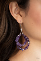 Canyon Rock Art - Purple Earrings Paparazzi