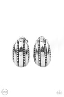 Rural Expressions - Silver Clip On Earrings Paparazzi