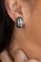 Rural Expressions - Silver Clip On Earrings Paparazzi