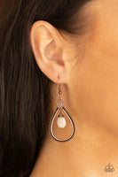 Ill Believe It ZEN I See It - Copper Earrings Paparazzi