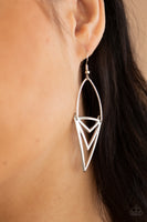 Proceed With Caution - Silver Earrings Paparazzi