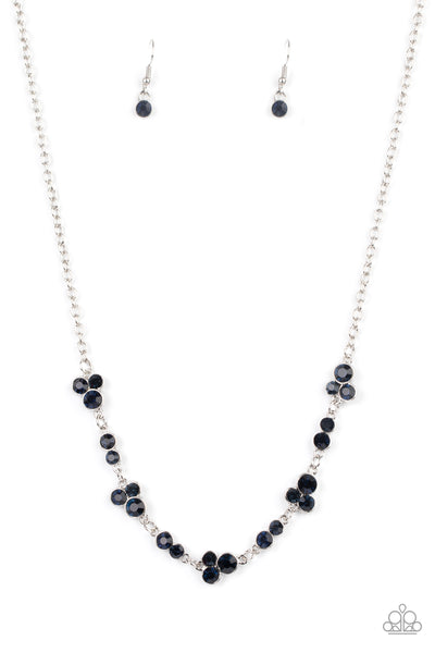 Gorgeously Glistening - Blue Necklace Paparazzi