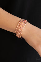 WEAVE An Impression - Copper Bracelet Paparazzi