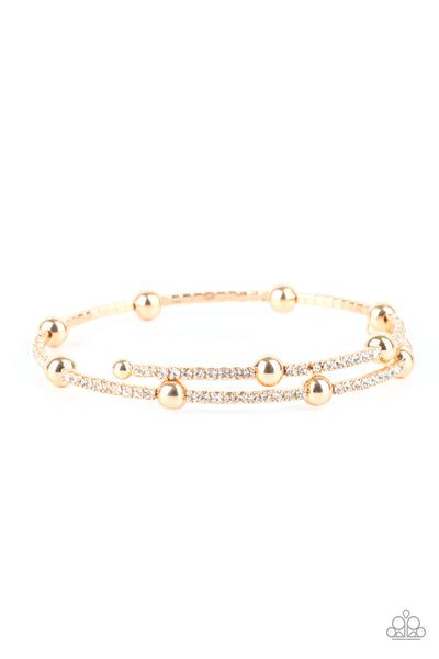 Standout Shine - Gold Bracelet Paparazzi