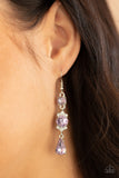 Outstanding Opulence - Purple Earrings Paparazzi