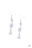 Outstanding Opulence - Purple Earrings Paparazzi