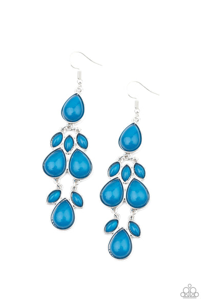 Superstar Social - Blue Earrings Paparazzi