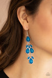 Superstar Social - Blue Earrings Paparazzi