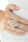 Incandescently Irresistible - Copper Ring Paparazzi