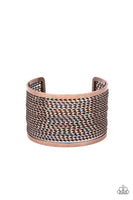 Stacked Sensation - Copper Bracelet Paparazzi