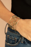 Groovy Sensations - Brass Bracelet Paparazzi