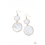 Vacation Glow - Rose Gold Earrings Paparazzi