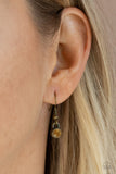 Extra Enticing - Brass Necklace Paparazzi