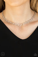 Insta Connection - Silver Necklace Paparazzi