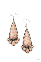 Rural Recluse - Brown Earrings Paparazzi