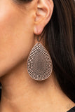 Artisan Adornment - Copper Earrings Paparazzi