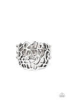 Get Your FRILL - Silver Ring Paparazzi