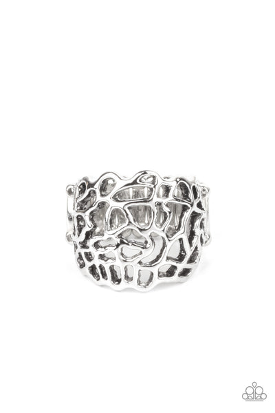 Get Your FRILL - Silver Ring Paparazzi