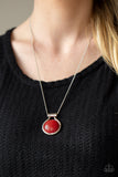 Patagonian Paradise - Red Necklace Paparazzi