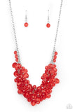 Let The Festivities Begin - Red Necklace Paparazzi