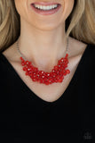 Let The Festivities Begin - Red Necklace Paparazzi