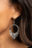 Instinctively Industrial - Silver Earrings Paparazzi