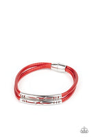 What a WANDER-ful World - Red Bracelet Paparazzi